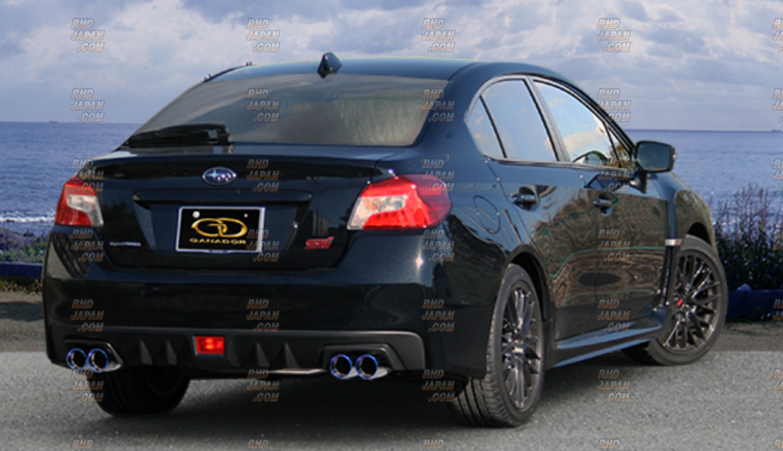 Ganador Vertex Sports Muffler Exhaust System with Center Pipe Full